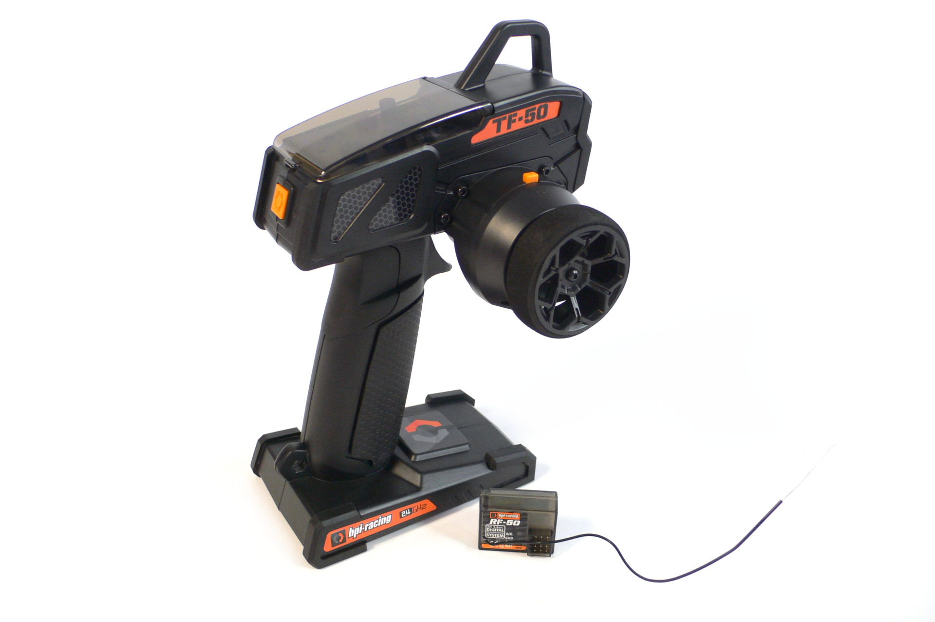 HPI Fernsteuerung TF-50 4-Kanal 2,4GHz incl. RF-50 Empfänger Pistolensender