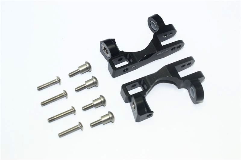 GPM Alu C-Hub vorn schwarz Traxxas Slash, Stampede, Rustler, Hoss, XO-01 4x4