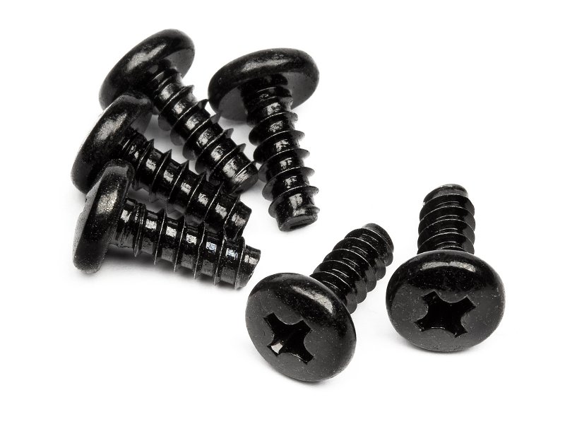 HPI Flachkopfschneidschraube M4x10mm (6St) Z632