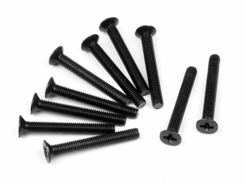 HPI Flachkopfschraube M3x24mm (10St) Z348 - Abbildung 1