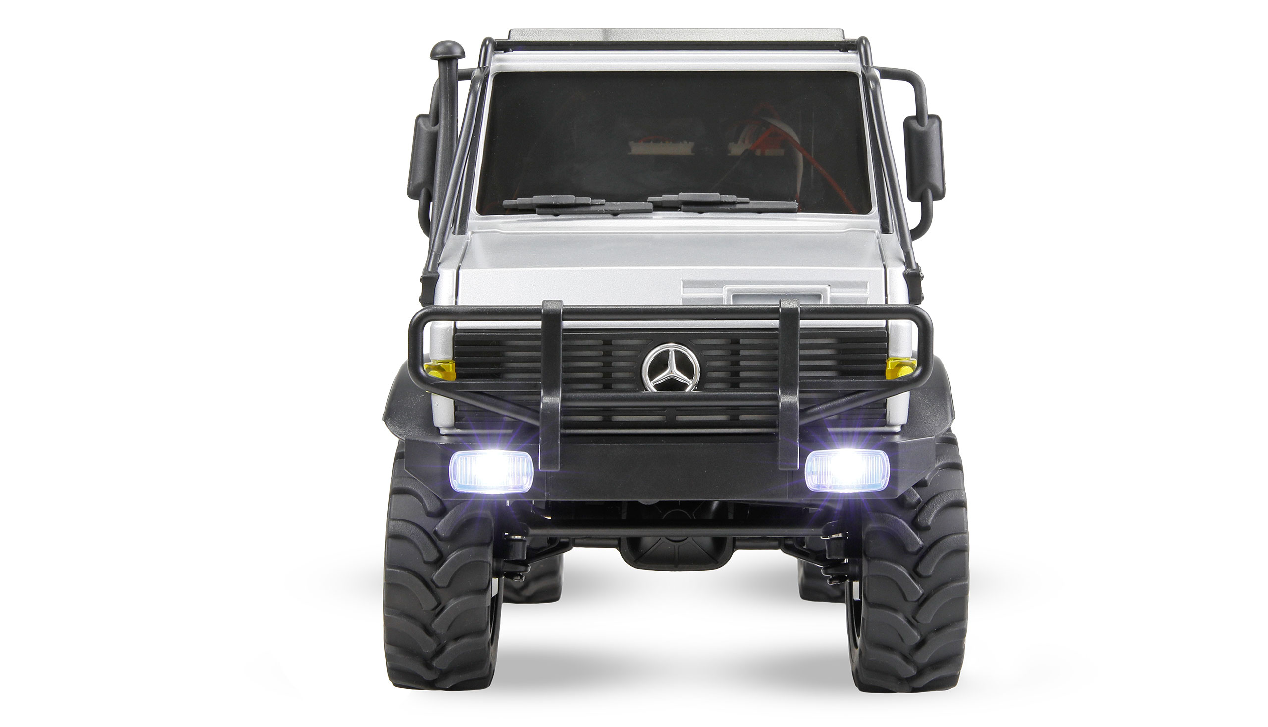Amewi Mercedes-Benz Unimog U4000 Scale Crawler 4WD 1:18 RTR grau 22768