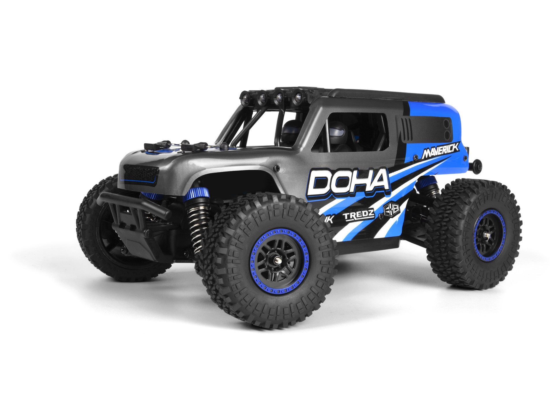 Maverick Doha 1/20 4WD Elektro Truck Blau 150700