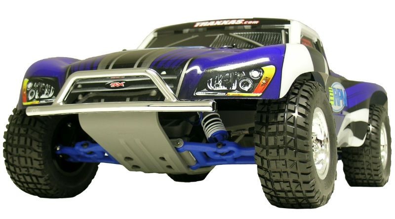 RPM Front Bumper + Skid Platte Slash    chrome 80953