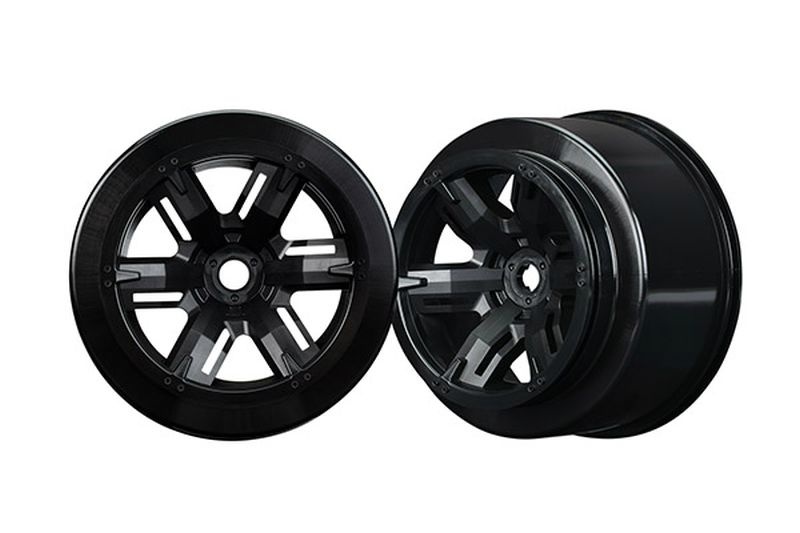 Traxxas Felgen, XMAXX, schwarz (links + rechts) 7771