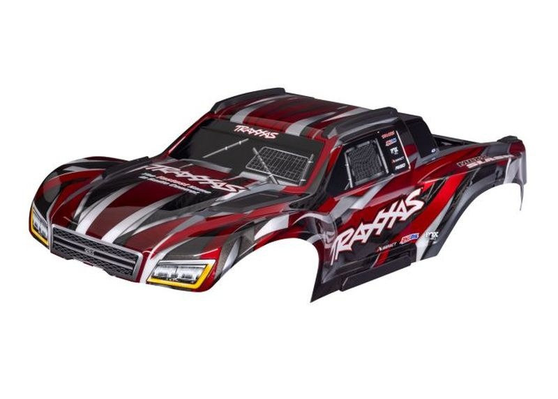 Traxxas Karosserie Maxx Slash rot mit Aufkleber  10211-RED