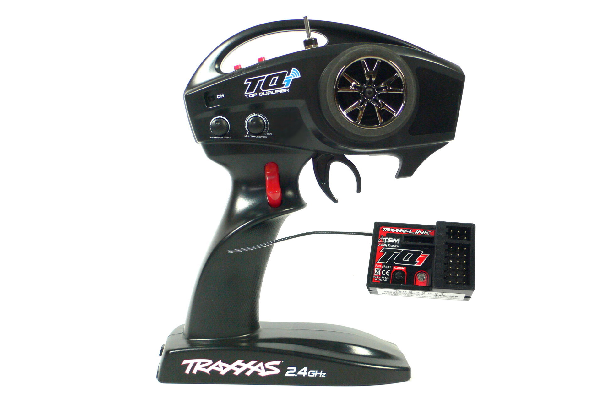 Traxxas 6530 TQi 4-Kanal Fernsteuerung 2.4GHz + 5-Kanal TSM Empfänger