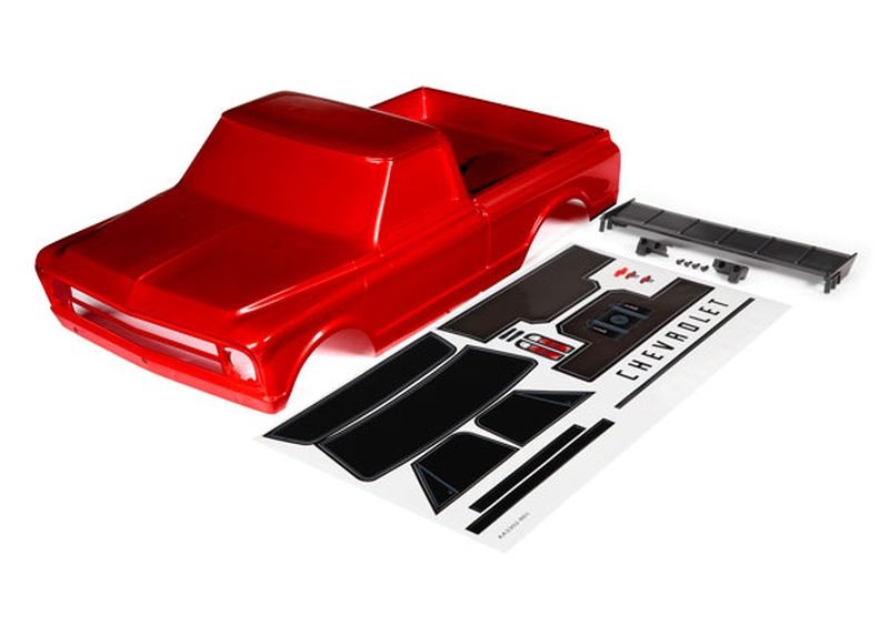 Traxxas Karo Chevrolet C10 rot inkl. Flügel & Aufkleber 9411R