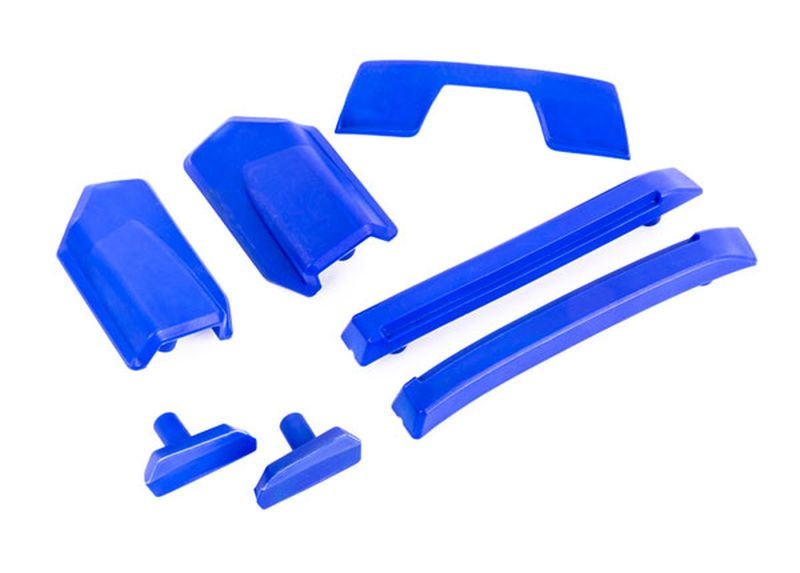 Traxxas Karo-Verstärkungs-Set blau / Dach-Skid-Pads (für #9511 Karo) 9510X