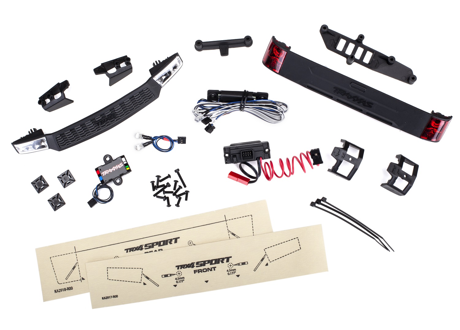 Traxxas 8085 LED Licht-Kit kpl. mit Powersupply (Headlights, Tail light &