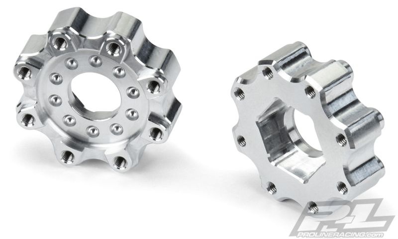 Pro-Line 8x32 auf 17mm ZERO-Offset Alu-Sechskant-Adapter für 8x32 3.8 Felgen 6356-00