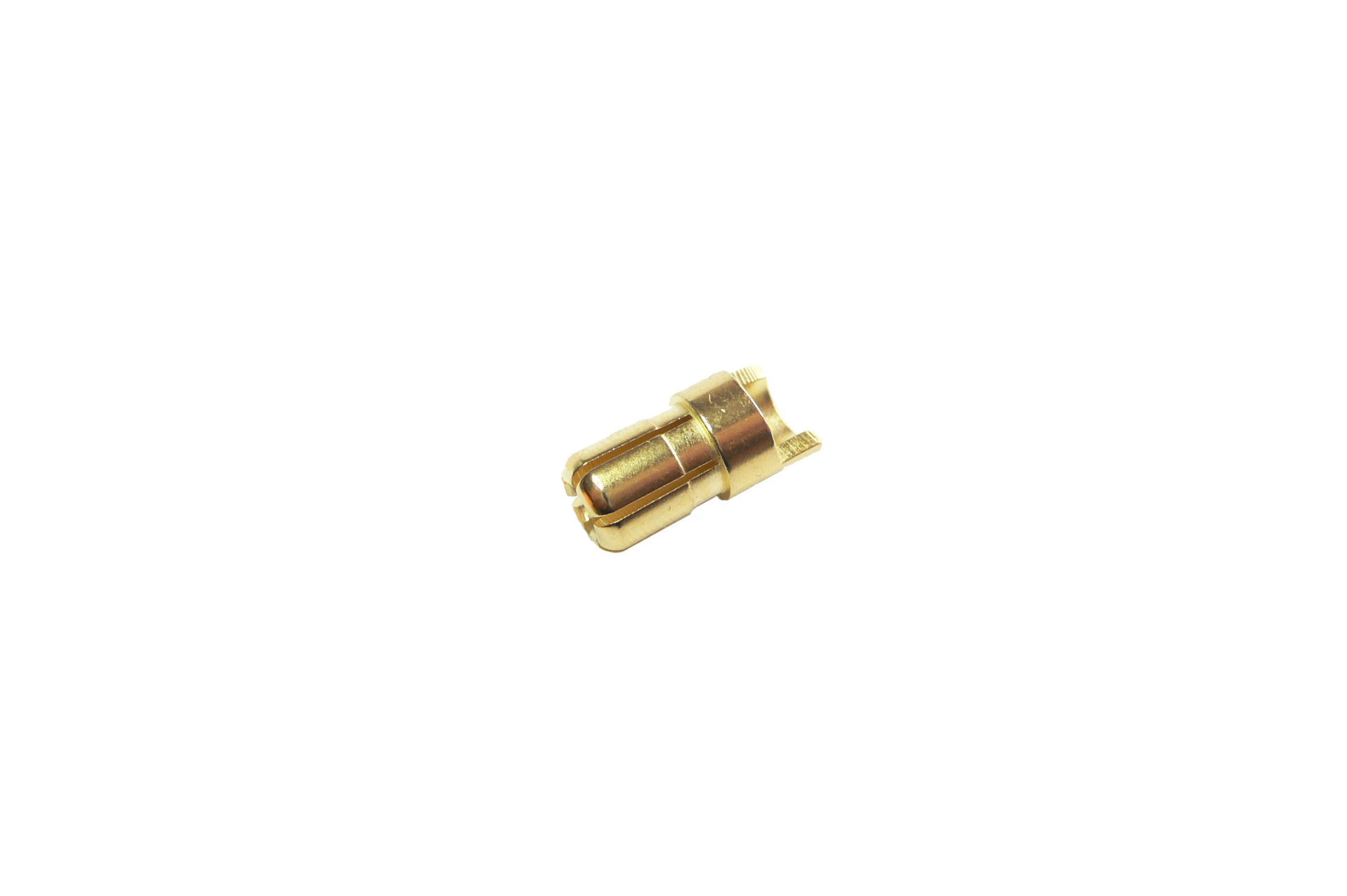 6mm Goldkontakt Stecker Goldstecker Goldverbinder male männchen lose