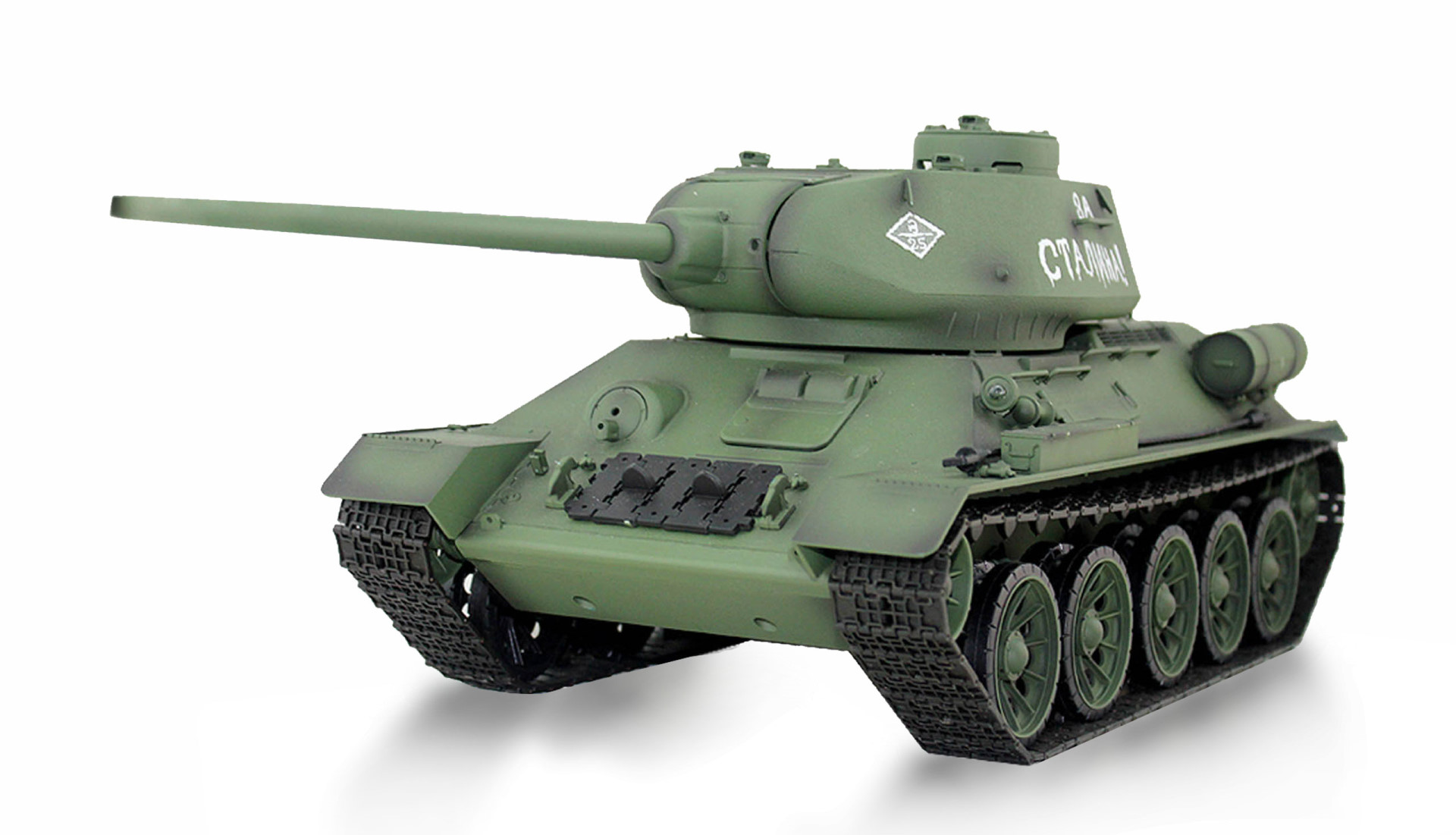 Amewi T34/85 1:16 Advanced Line IR/BB Panzermodell mit Sound 23116