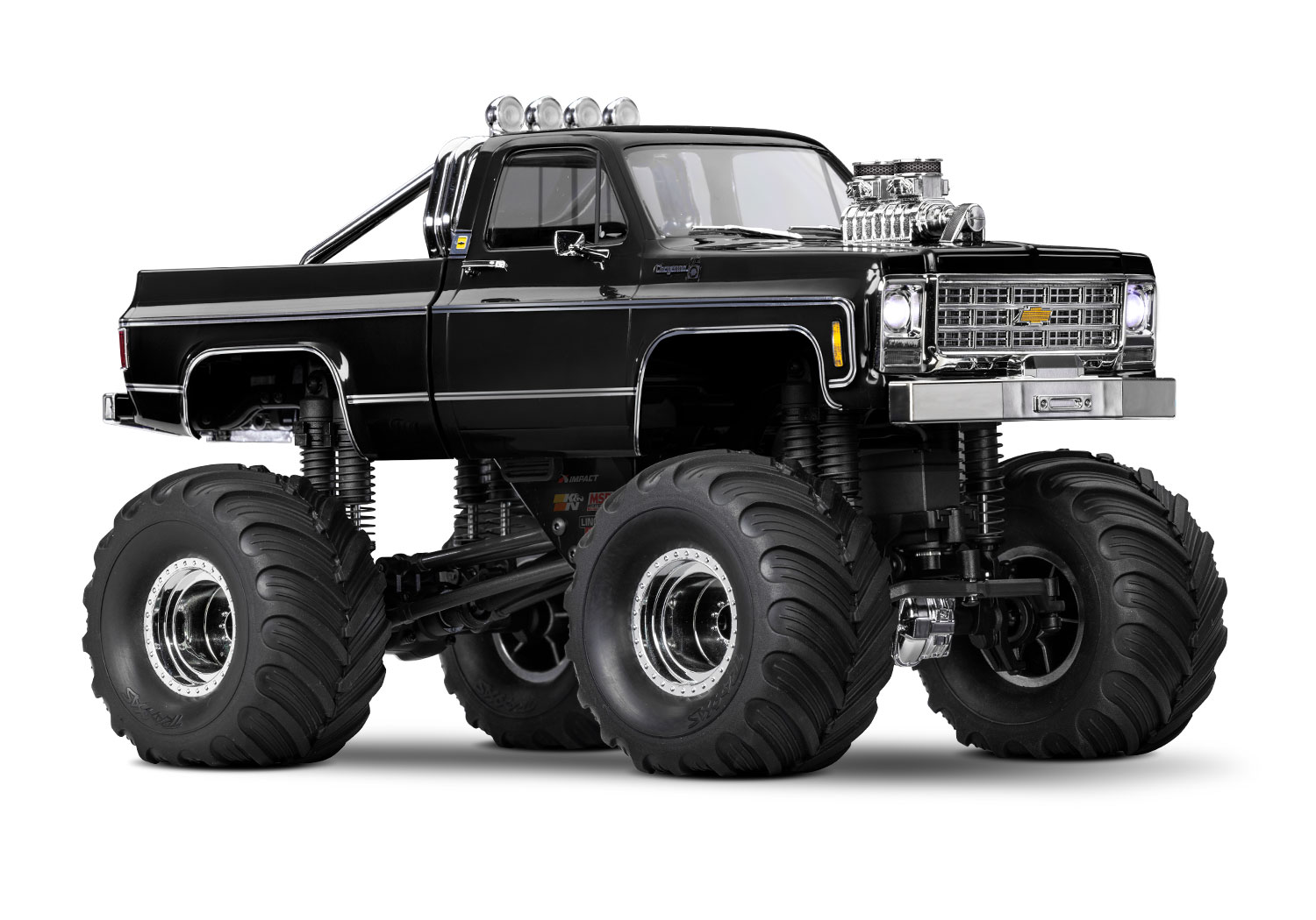 TRAXXAS TRX-4MT Chevy K10 4x4 schwarz 1/18 Monstertruck RTR 98064-1