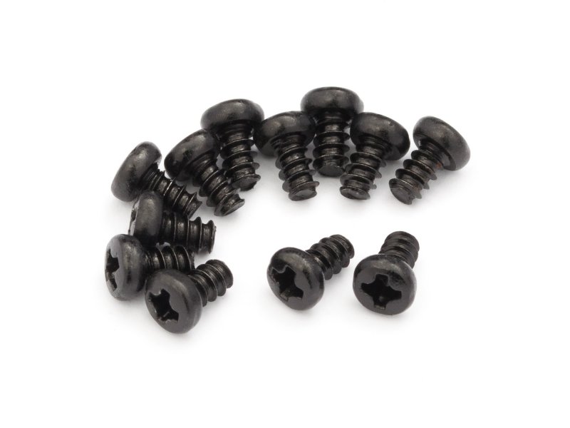 BLACKZON Flachkopf Selbstschneideschrauben PBHO2.3*4mm (12St.) 540055