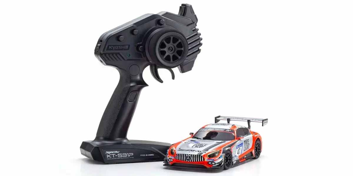 Kyosho Mini-Z MR04 RWD Mercedes AMG GT3 24h NBG18 No.47 (W-MM/KT531P) 32367FRS - Abbildung 3