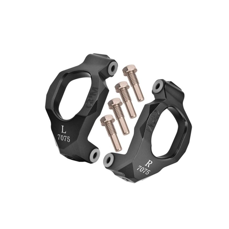 GPM Aluminium C-Hubs vorn schwarz TRX Maxx, Maxx Slash TXMS019NBK