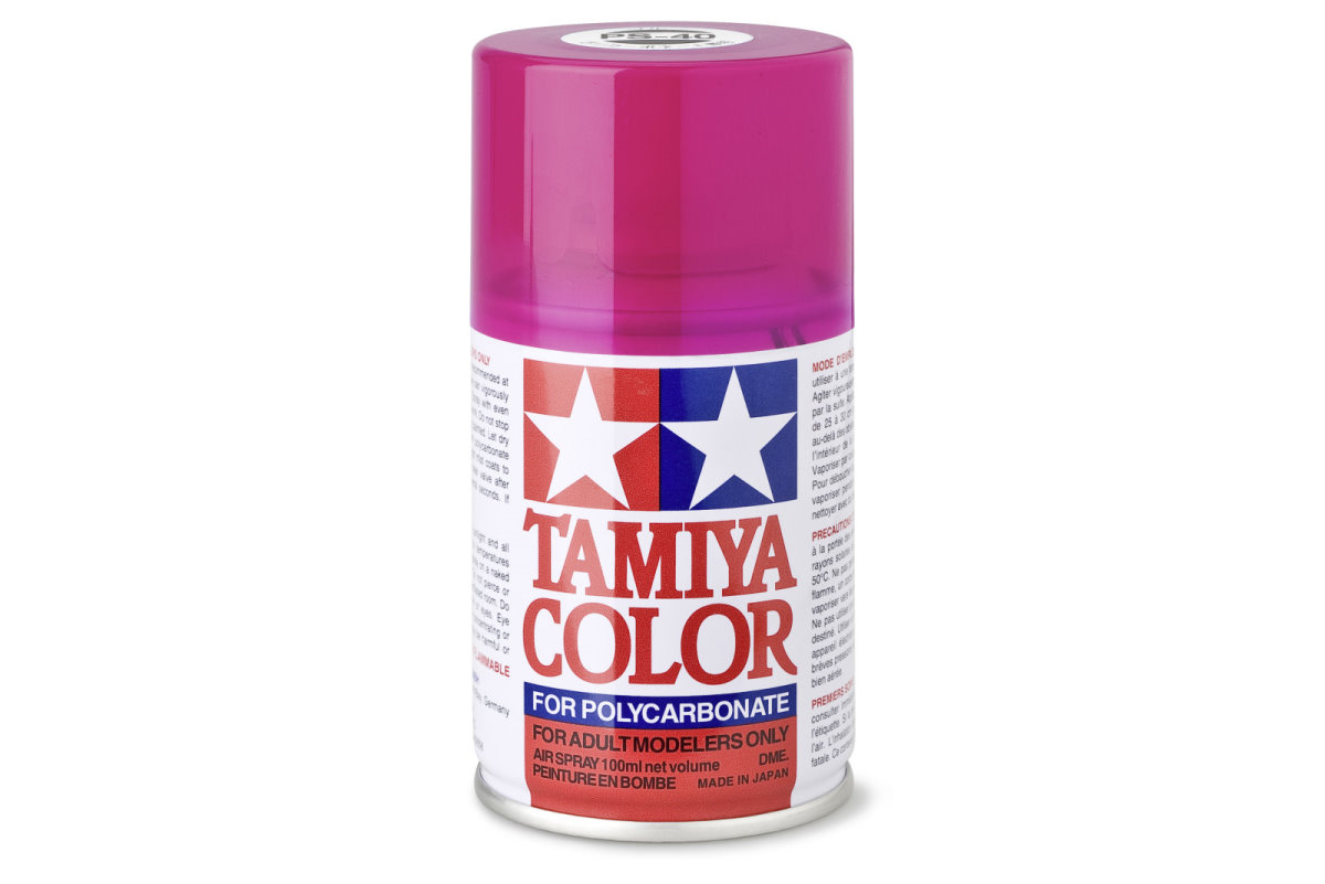 Tamiya Color Lexan Spray Farbe PS-40 Translucent Rosa PS40 Pink 100ml 300086040