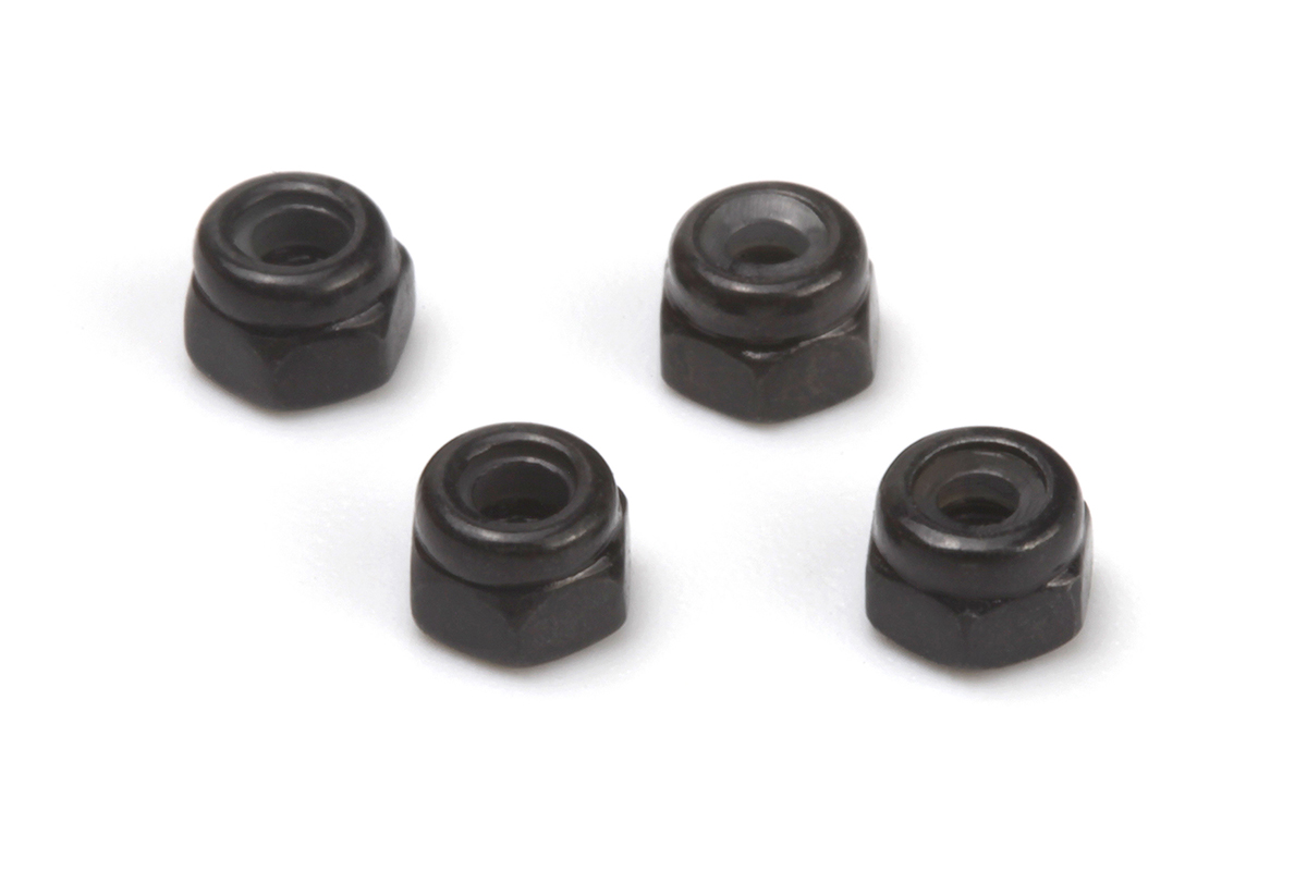 HPI Stopmutter M2 (Schwarz/4St.) 161187