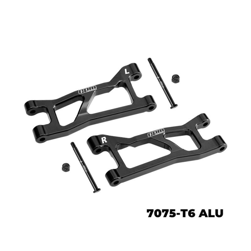 GPM Alu Querlenker vorne oben schwarz (2) TRX Mini XRT XRTM054BK