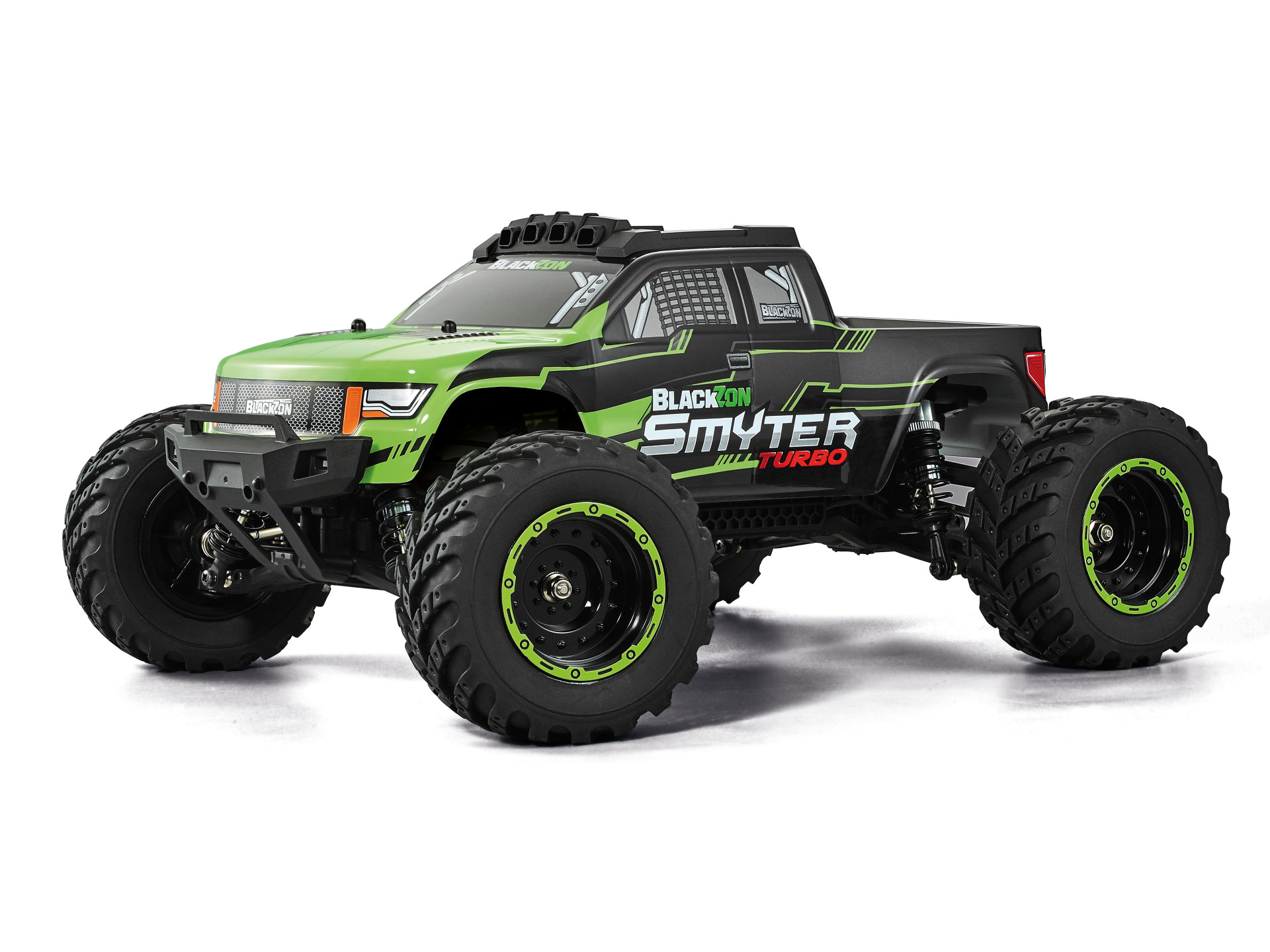 BLACKZON Smyter MT Turbo 1/12 4WD 3S Brushless Monster Truck Grün 540230