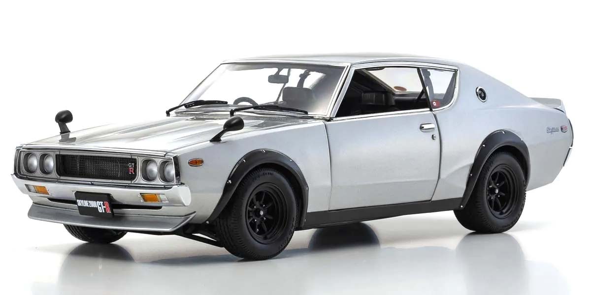 Kyosho 1:18 Nissan Skyline 2000 GT-R (KPGC110) 1973 Silver 08255S
