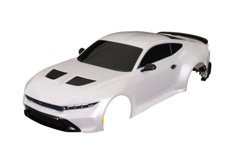 Traxxas Karosserie Ford Mustang komplett mit Anbauteilen weiß 4-Tec Drift 10511-WHT