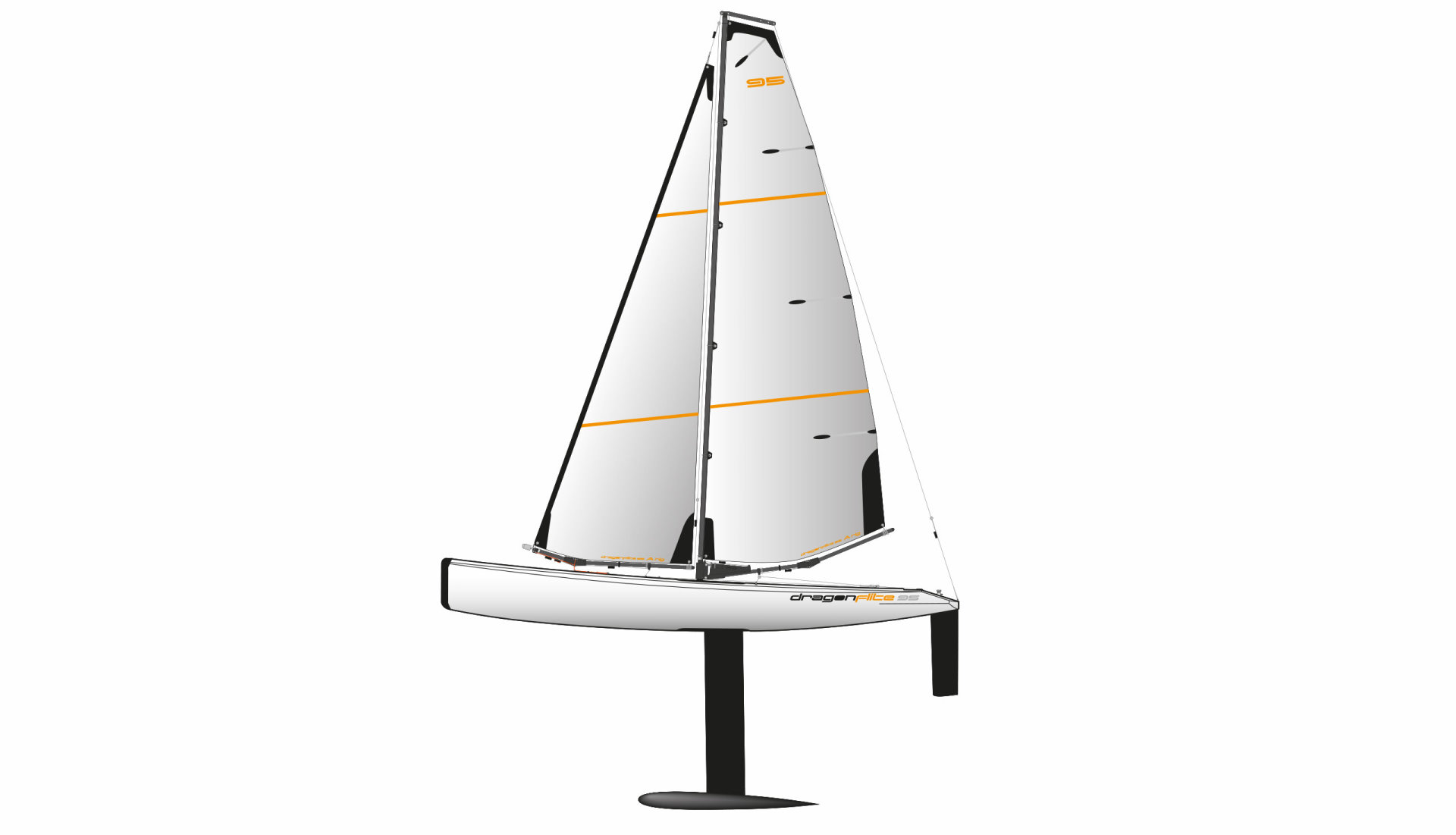 Joysway Dragon Flite 95 V2 Renn-Segelboot 950mm RTR 26079