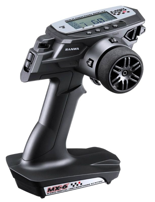 Sanwa MX-6 DRY 1x RX-391W (waterproof Empfänger) ohne Servos TX/RX 101A32571A