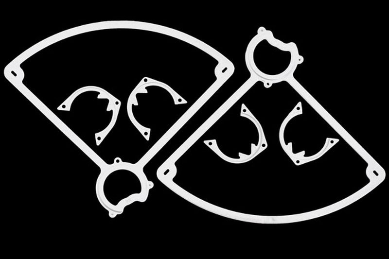 RPM Propeller-Guards vorn weiß, färbbar (2) Dromida Vista & Ominus 72071