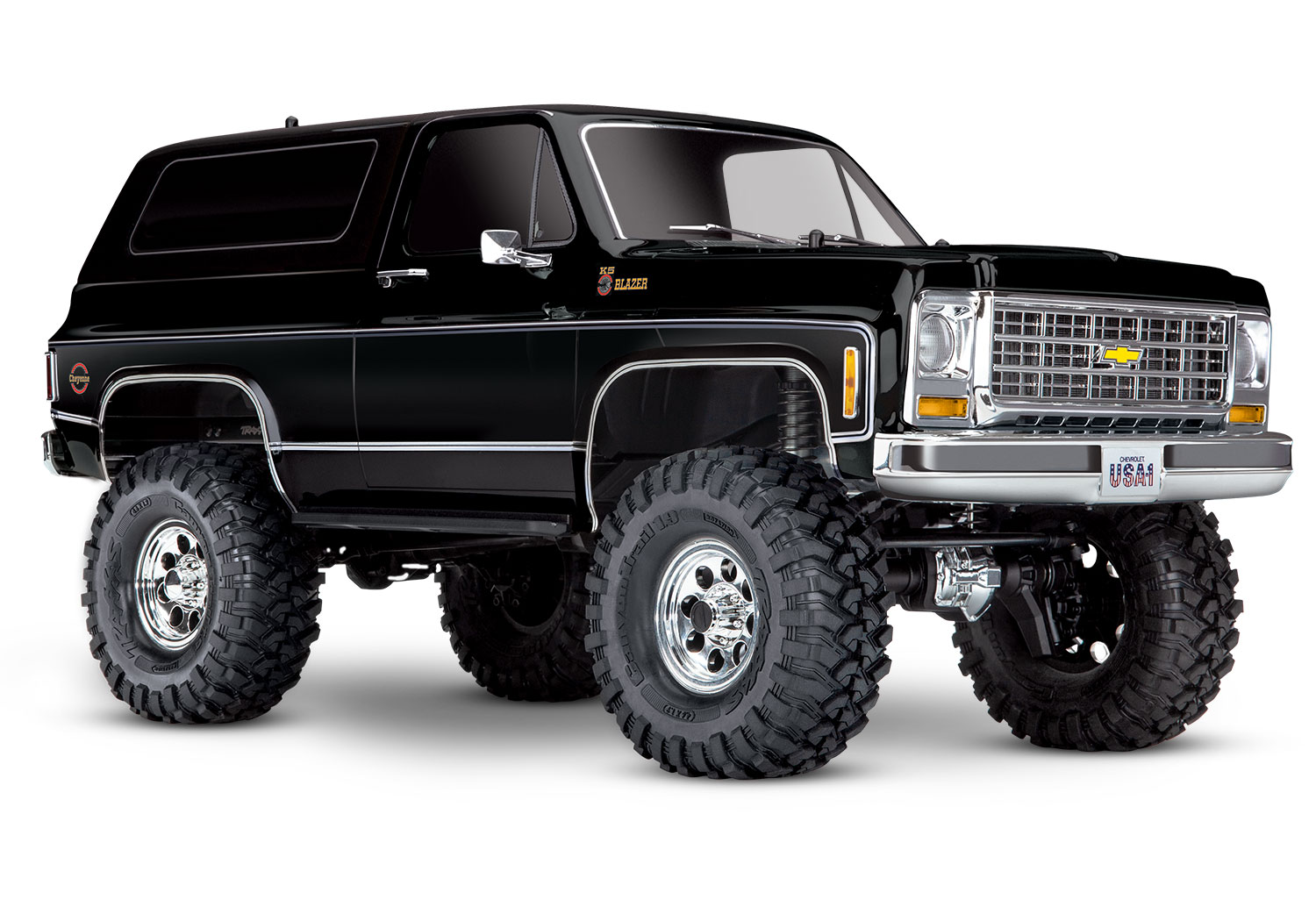 Traxxas TRX-4 Chevy Blazer 4x4 Schwarz Crawler 1/10 4WD Clipless 82276-4