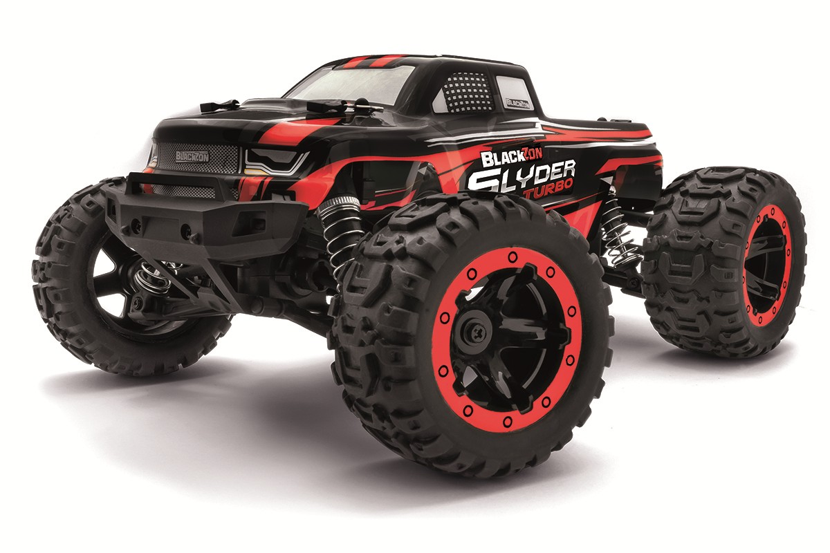 BLACKZON Slyder MT Turbo 1/16 4WD 2S Brushless Rot 540211