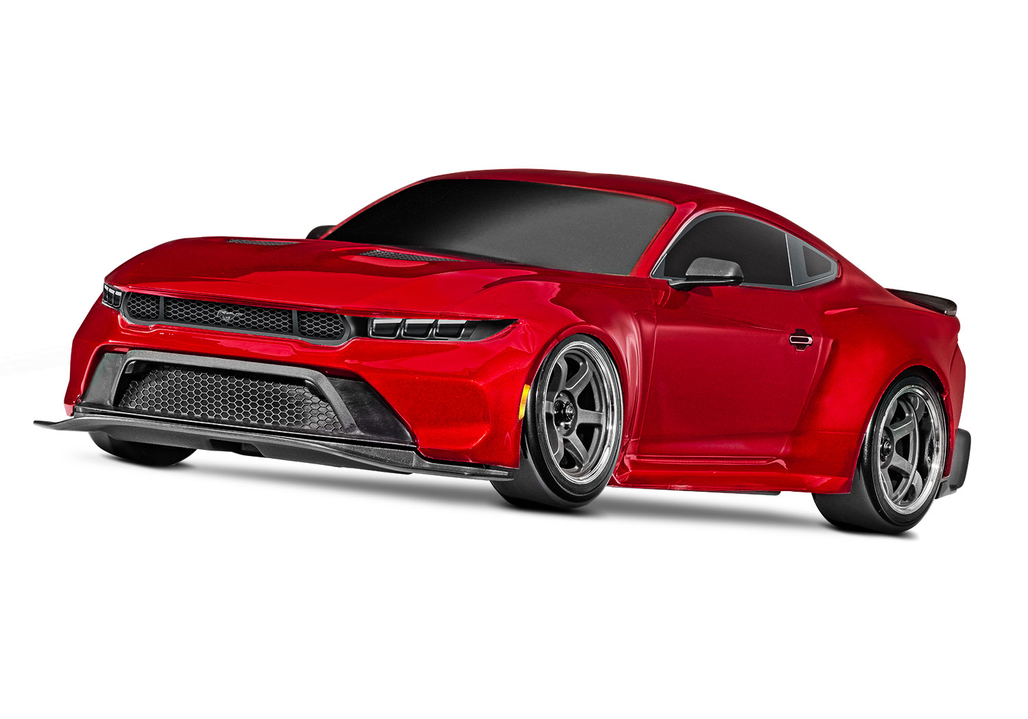 Traxxas 4-TEC Ford Mustang rot 1/10 Drift RTR Brushed ohne Akku und Ladegerät 105237-4-RED