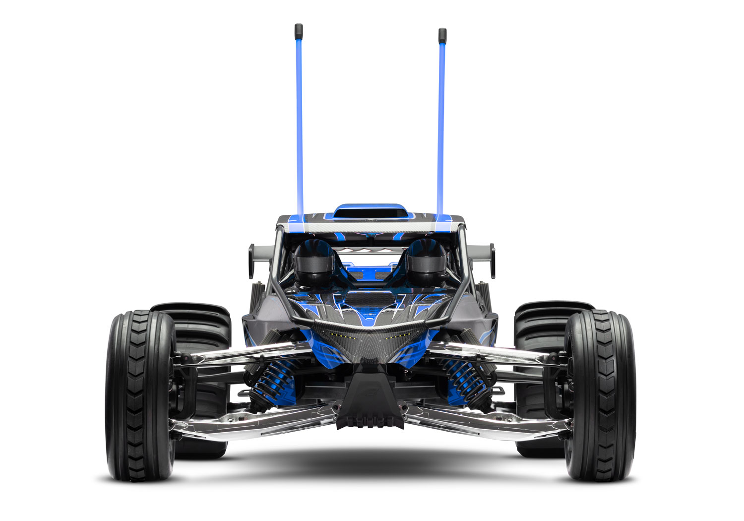 Traxxas FUNCO RWD 8S VXL 1/6 Sand Car Blau RTR Brushless o. Akku & Lader 109076-4
