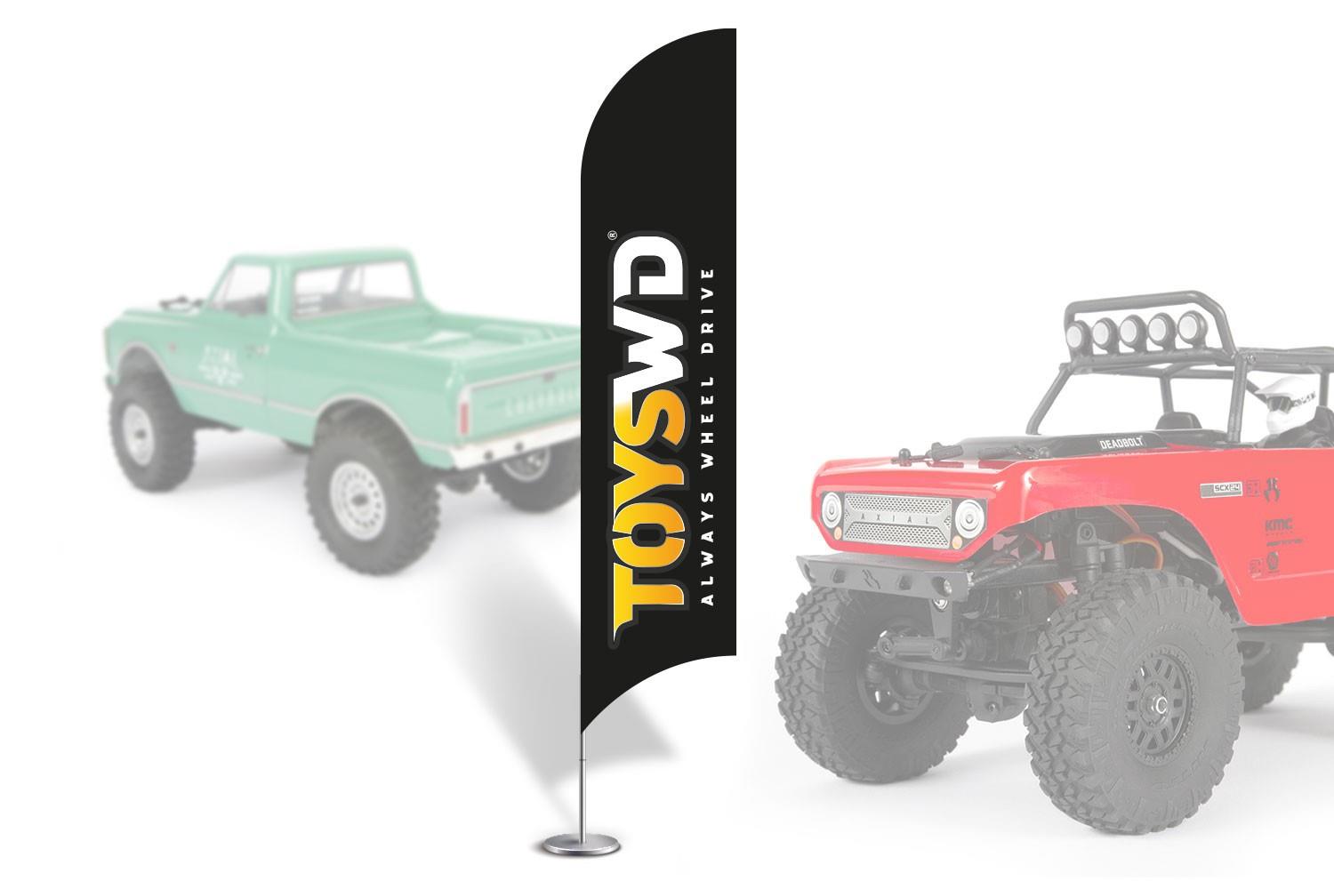 ToysWD Crawler Park: Flag ToysWD 1/24 (2 pieces) TWD240013
