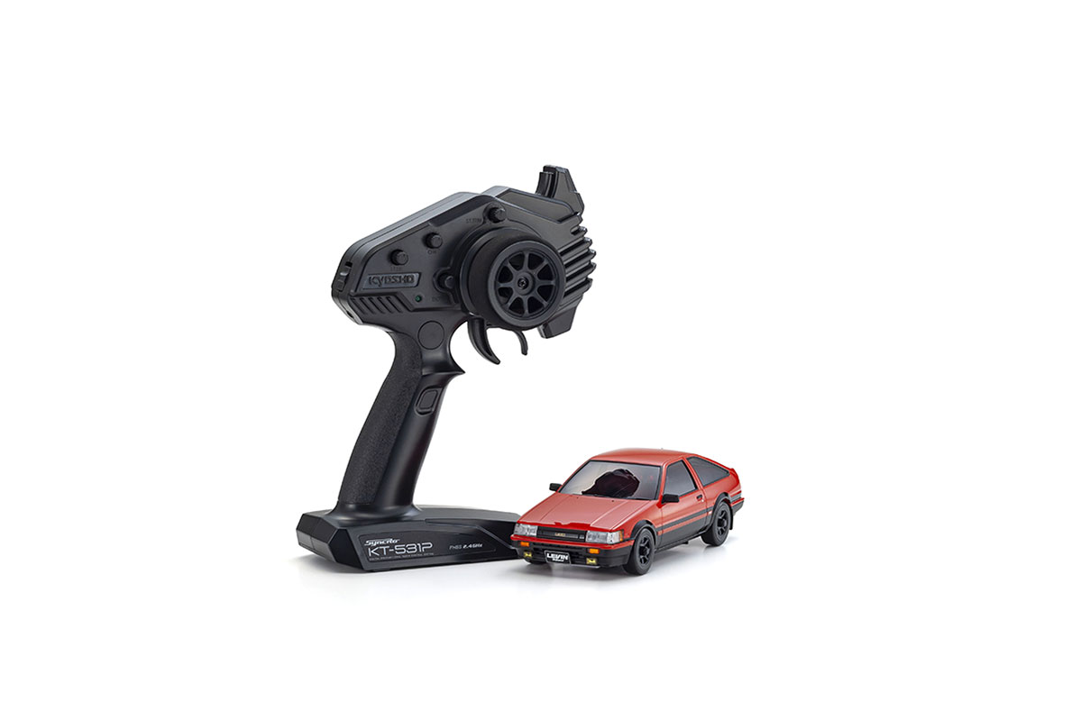 Kyosho Mini-Z AWD Toyota Corolla Levin AE86 Red-Black (MA020N-L/KT531P) 32641RBK - Abbildung 3
