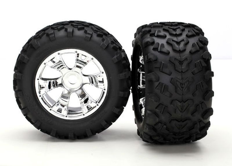 Traxxas Reifen+Felge montiert 17mm 5674