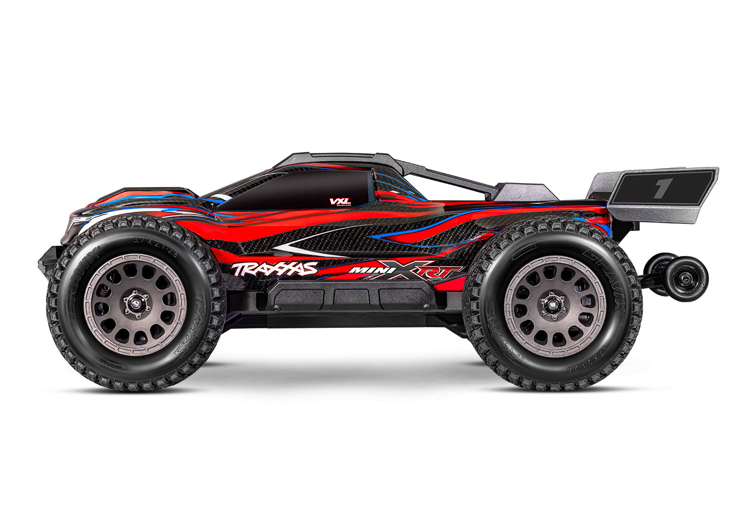 Traxxas MINI-XRT VXL-3S 4x4 1/16 Race Truck Rot mit 2S Akku/Lader 108076-1
