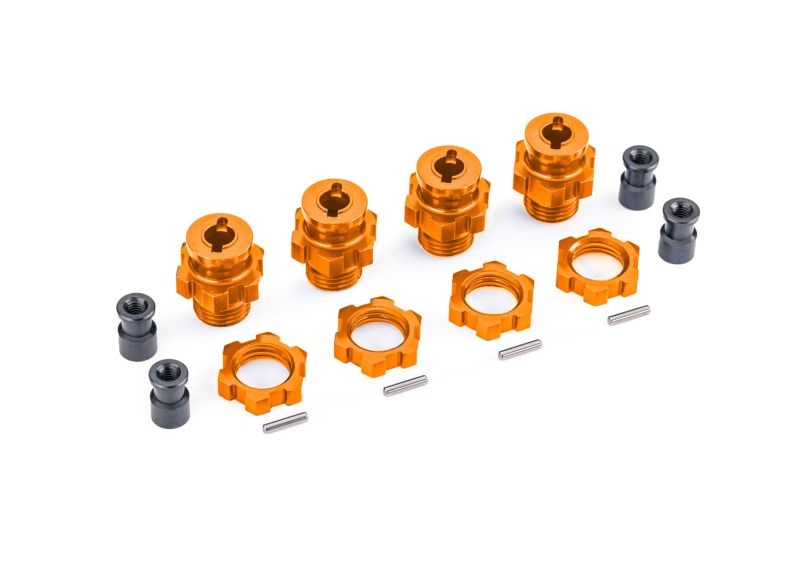 Traxxas 17mm Radmitnehmer mit Muttern HD orange Jato 4x4 9086-ORNG