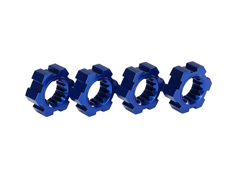 Traxxas Radmitnehmer, Sechskant, Alu (blau-eloxiert) (4) 7756X