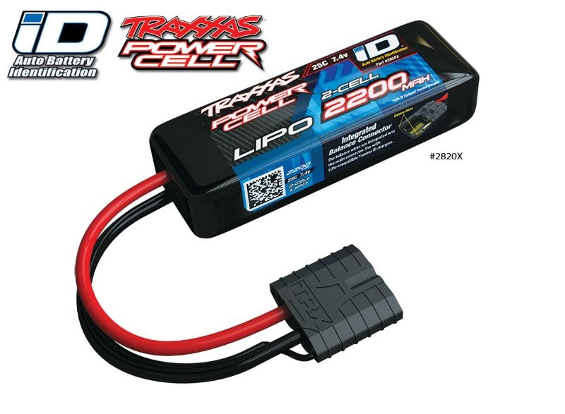 Traxxas Lipo Akku 2S 2200mAh 7,4V 2-Zellen 25C 2820X