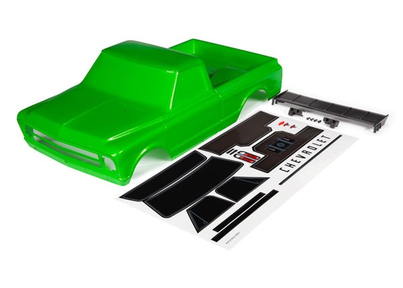 Traxxas Karo Chevrolet C10 grün inkl. Flügel & Aufkleber 9411G