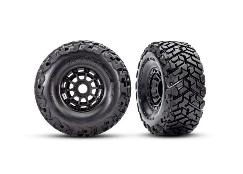Traxxas Maxx SC Reifen belted auf Felgen schwarz 17mm (2) Maxx Slash (TSM-rated) 10272
