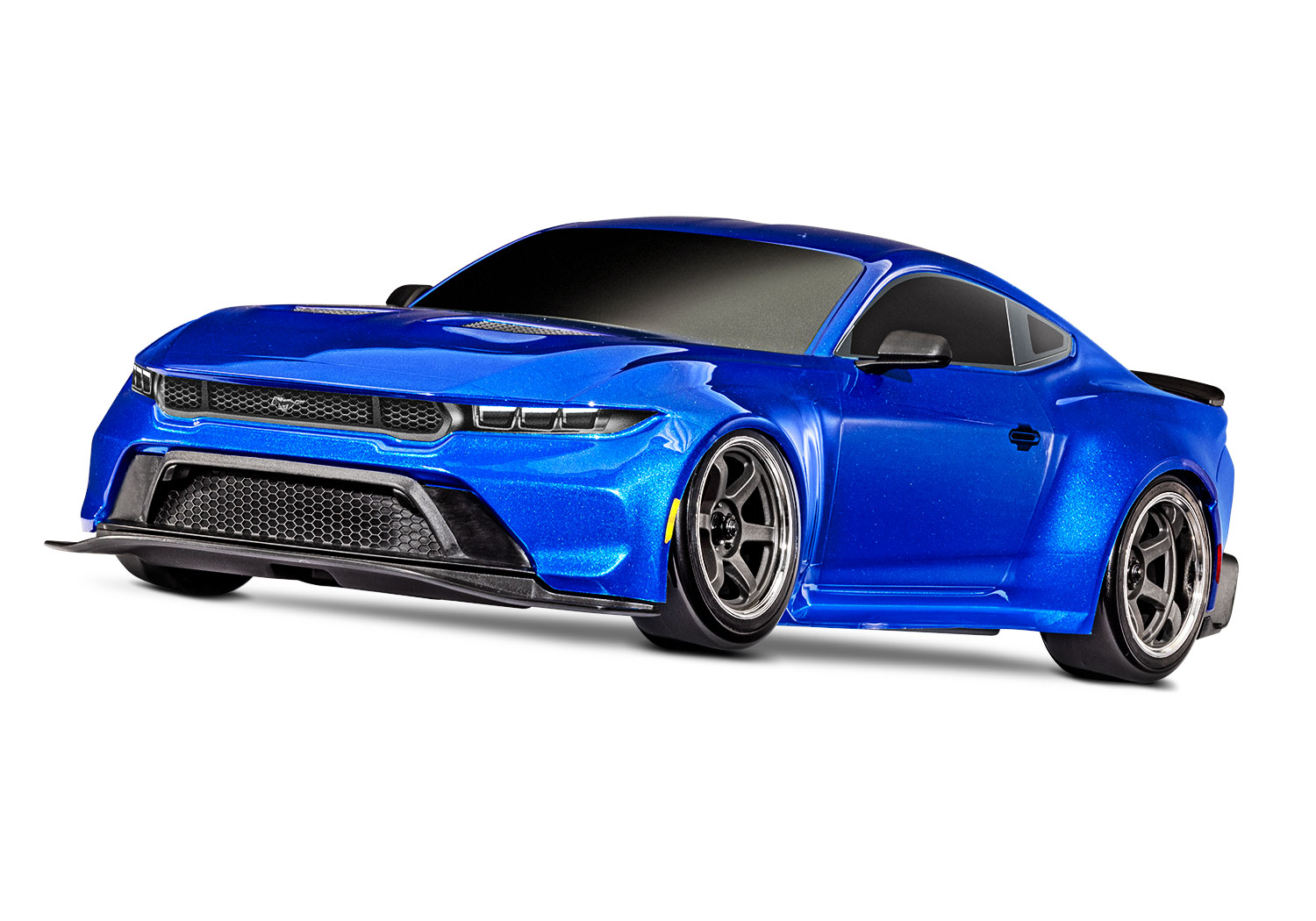 Traxxas 4-TEC Ford Mustang blau 1/10 Drift RTR Brushed ohne Akku und Ladegerät 105237-4-BLUE