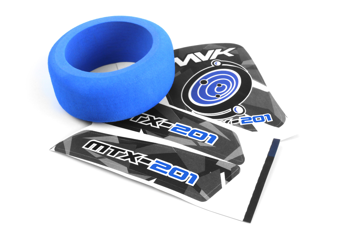 Maverick MTX-201 Sender Schaumrad & Decals (Blau) 150751
