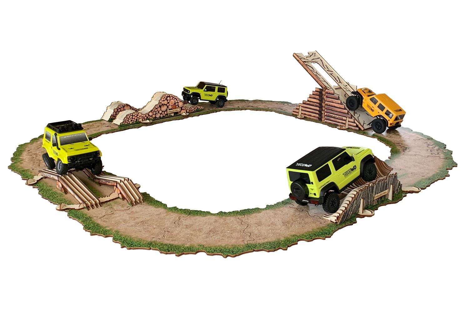 ToysWD Crawler Park: STARTER KIT CIRCUIT RC CRAWLER PARK 1/18 & 1/24 TWDKIT0001