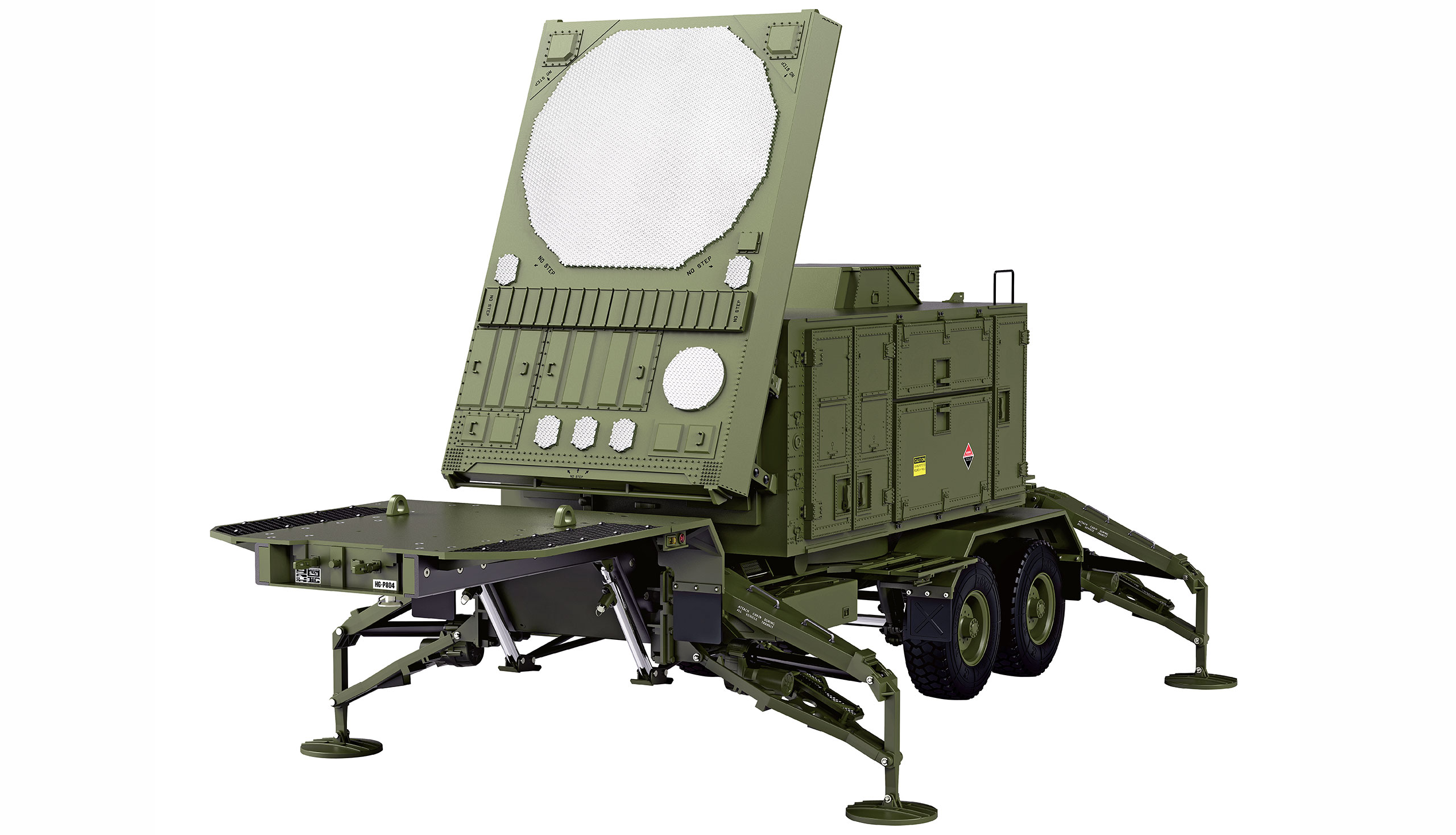 Amewi U.S. M747 Sattelauflieger Radar grün KIT 22561