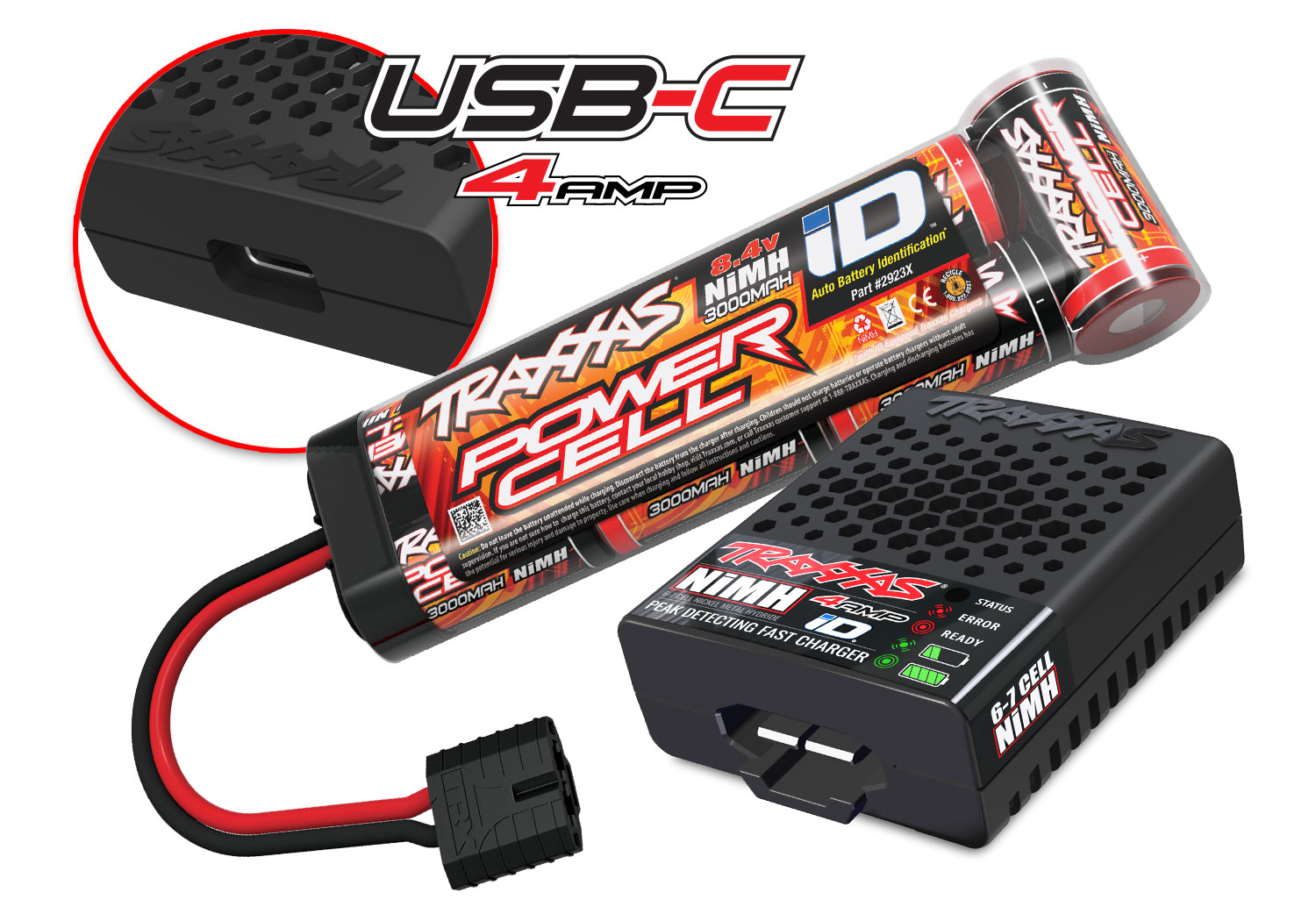 Traxxas Stampede RotX 1/10 2WD HD Monster-Truck RTR mit Akku und USB-Lader 36254-8 - Abbildung 6
