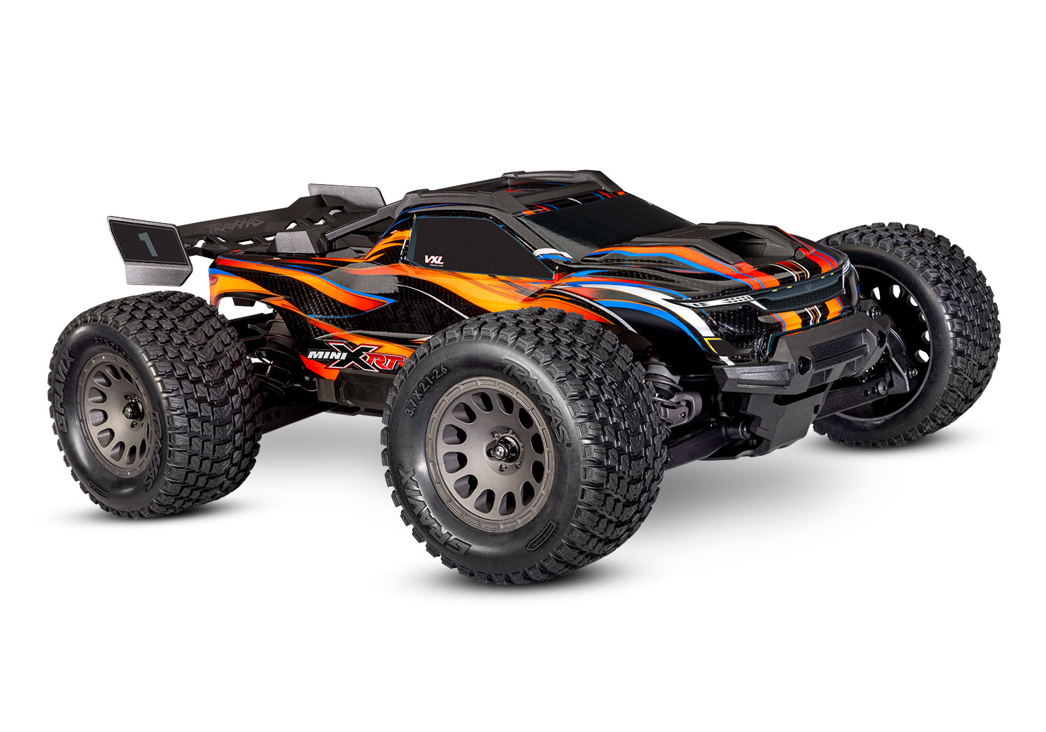 Traxxas MINI-XRT VXL-3S 4x4 1/16 Race Truck Orange mit 2S Akku/Lader 108076-1