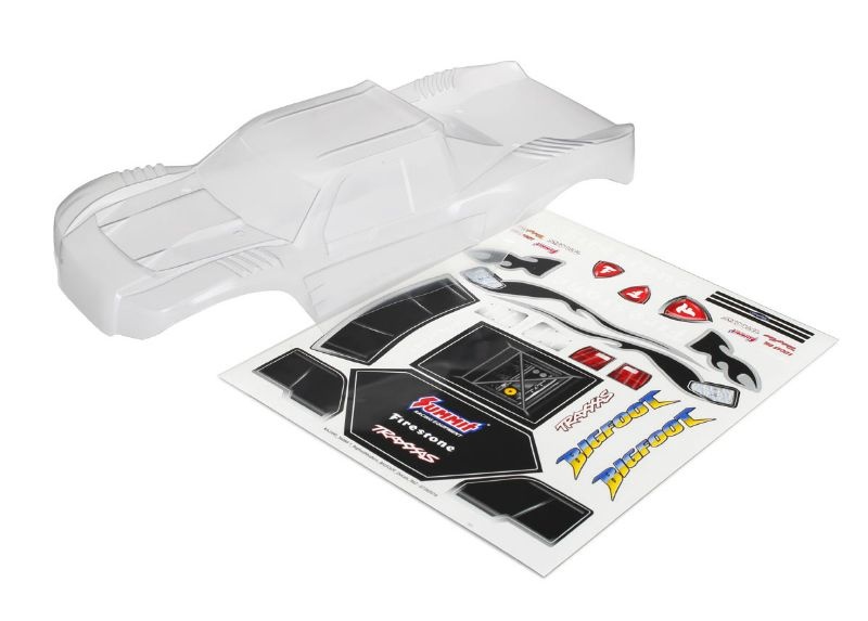 Traxxas Karosserie BIGFOOT unlackiert + Aufkleber 3657