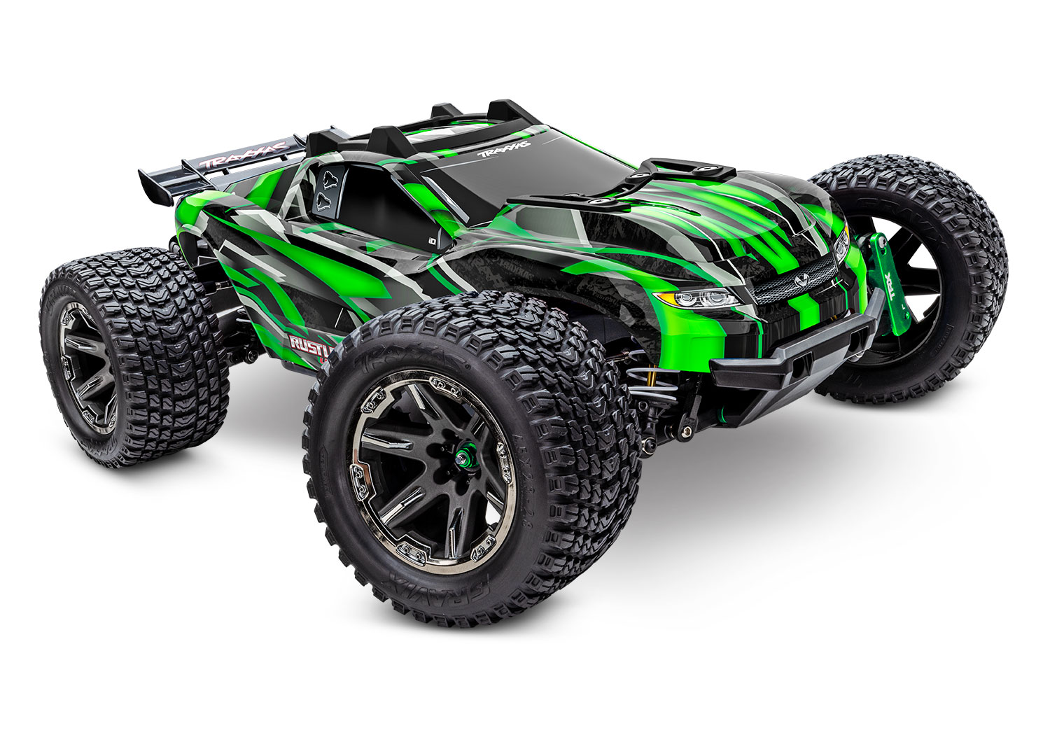 Traxxas Rustler 4X4 Ultimate grün 1/10 Brushless Stadium Truck RTR 67097-4